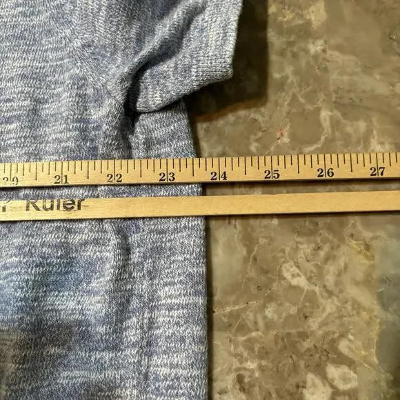 J Crew Sweater Polo Shirt Mens 2XL Blue Cotton Blend Short Sleeve BZ522 - Picture 4 of 9